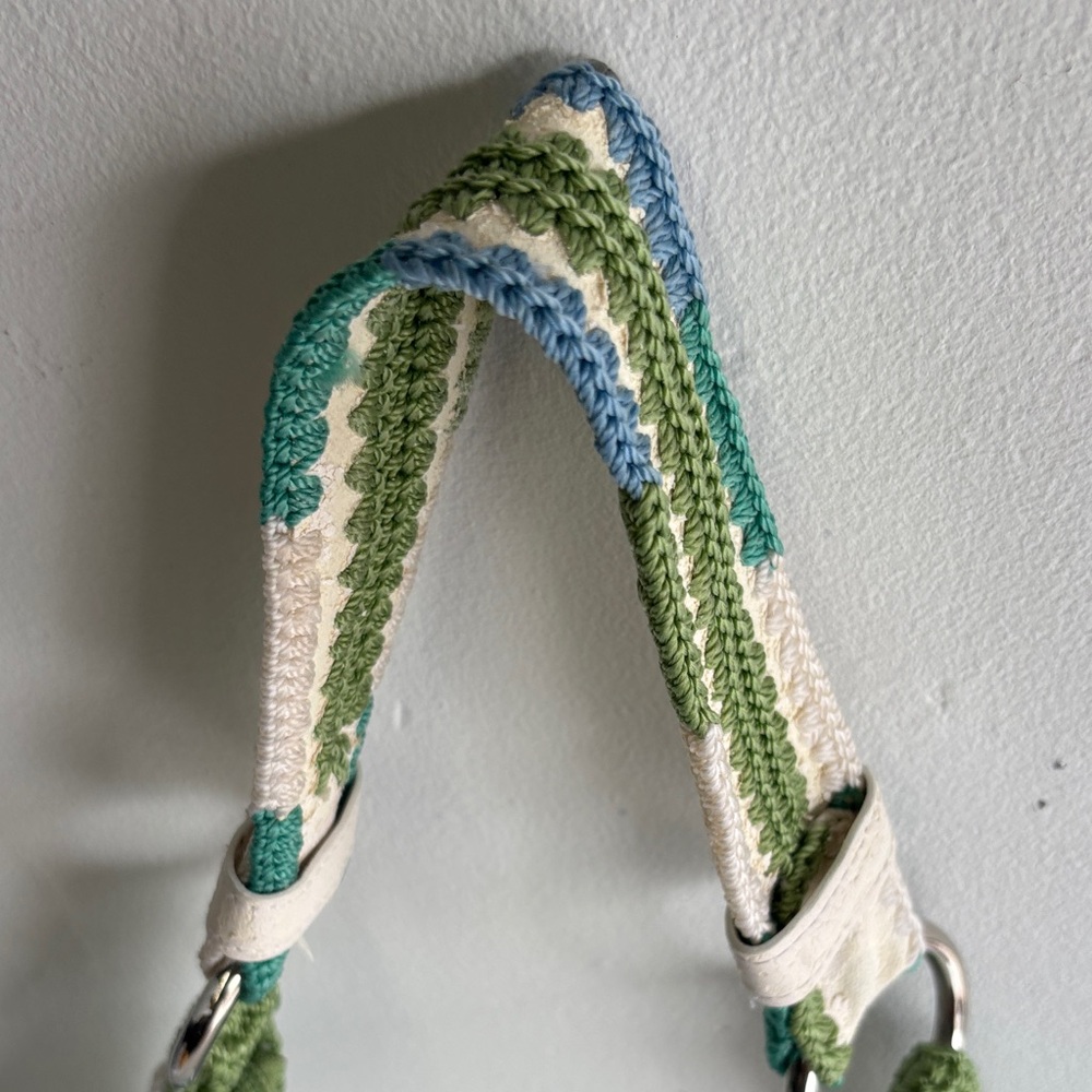 The Sak Green and Blue Crochet Hobo Bag - Picture 5 of 10